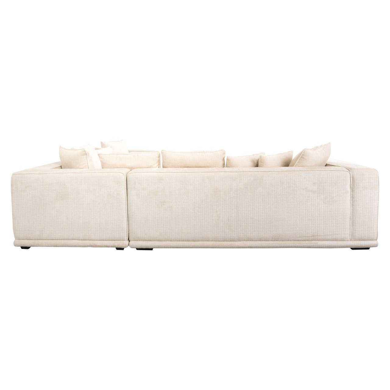Corner sofa Lusso beige chenille