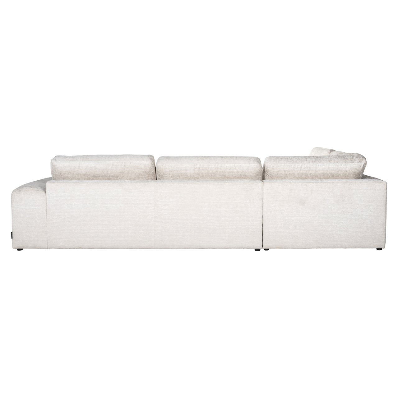 Sofa Lund 3-seater + ottoman left cream fusion